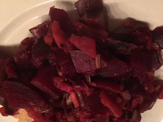 Eenvoudige rode bietjes