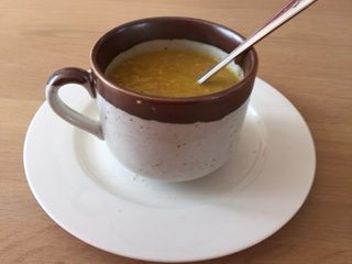 Kokos-Kerrie-Mais soep